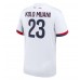 Paris Saint-Germain Randal Kolo Muani #23 Borta matchtröja 2024-25 Kortärmad Billigt